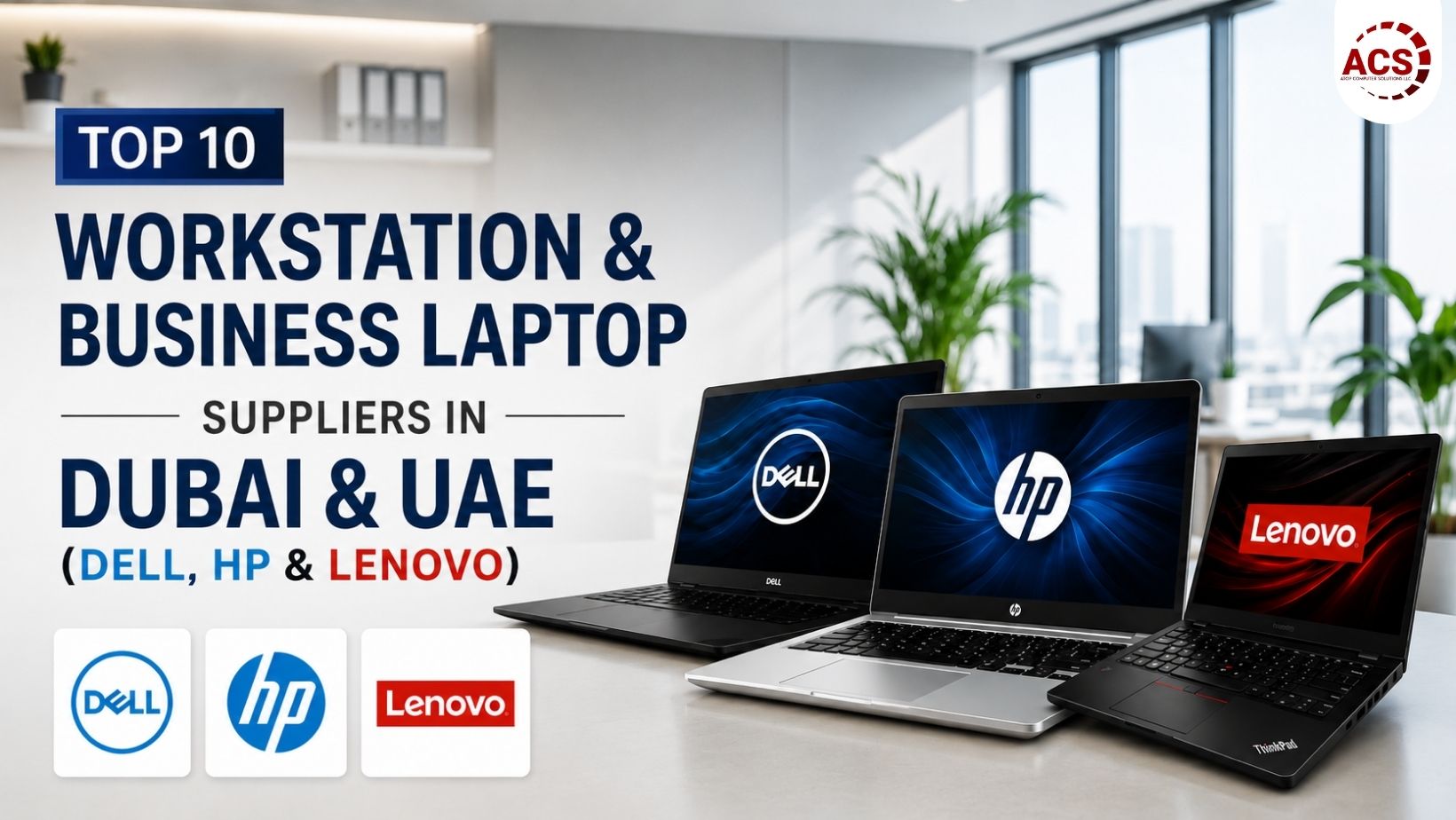 Top 10 Workstation & Business Laptop Suppliers in Dubai & UAE (Dell, HP & Lenovo)